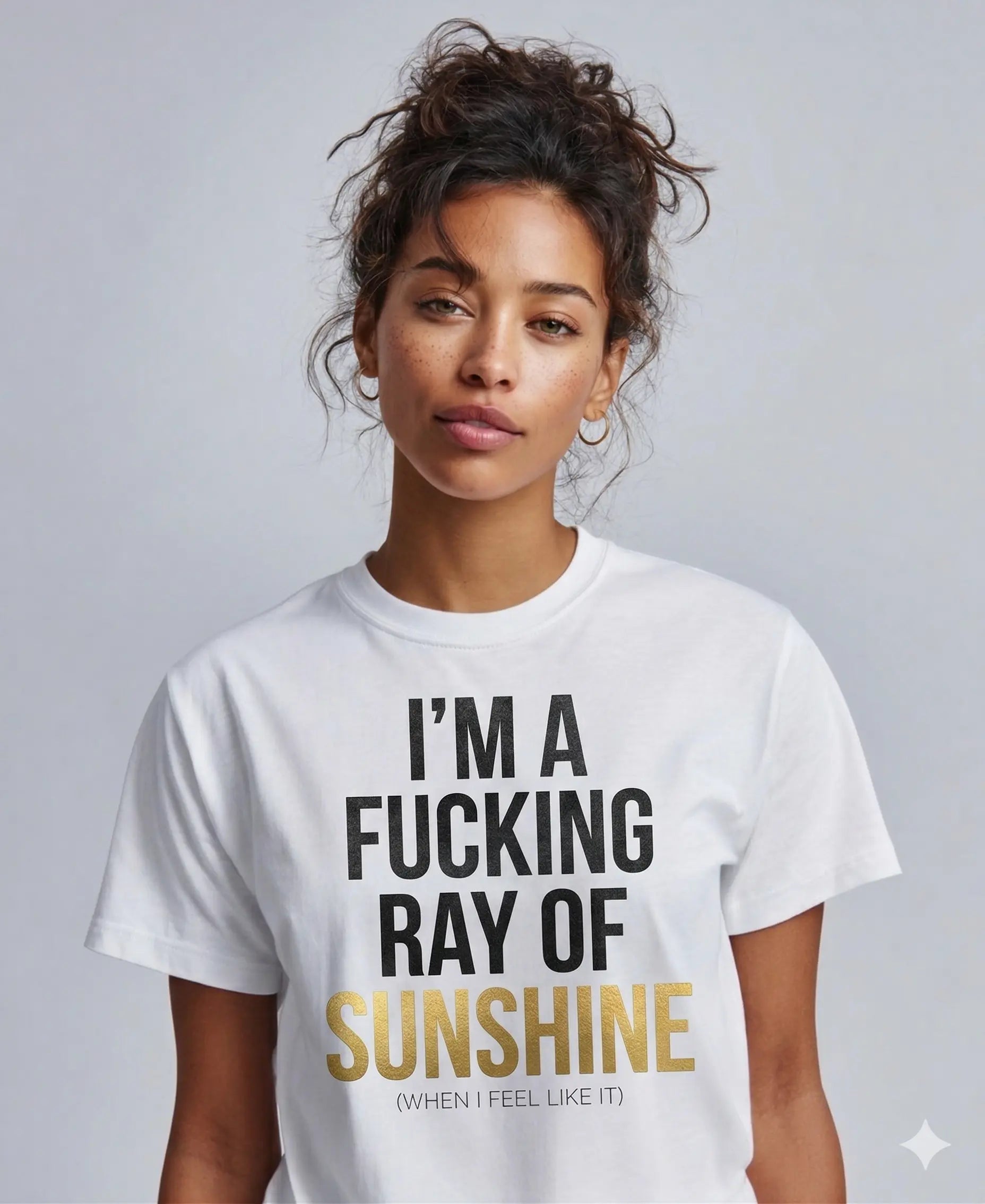 I’m A F*cking Ray of Sunshine Tee Shirt Printify
