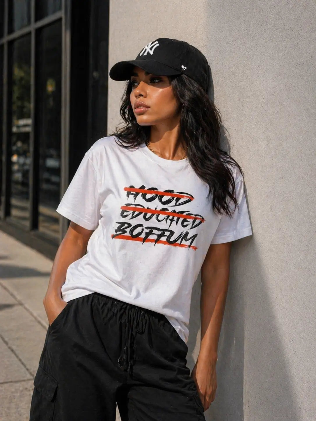 Hood Educated Boffum Tee Shirt Printify