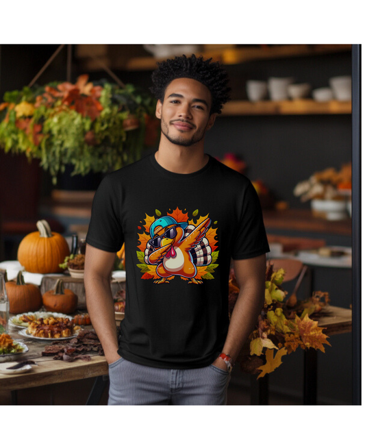 Dabbing Turkey Tee Shirt