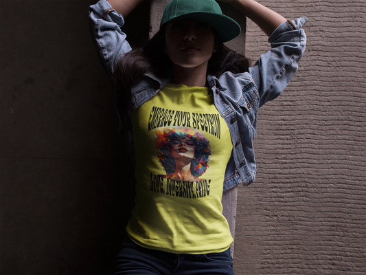 Embrace Your Spectrum: Love, Diversity, Pride Tee Shirt